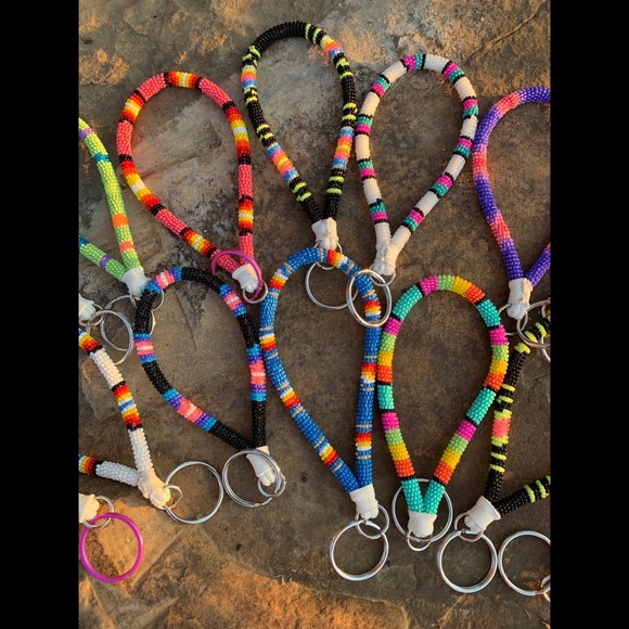 Beaded Keychain Wristlet - Picture 7 of 8